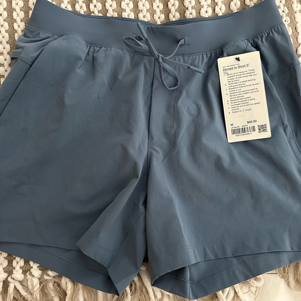Blue Athletic Shorts
